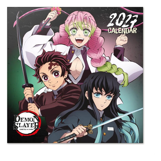 Demon Slayer Wandkalender 2027 30 x 30 cm - Versand: 7 Tage nach Bestellung