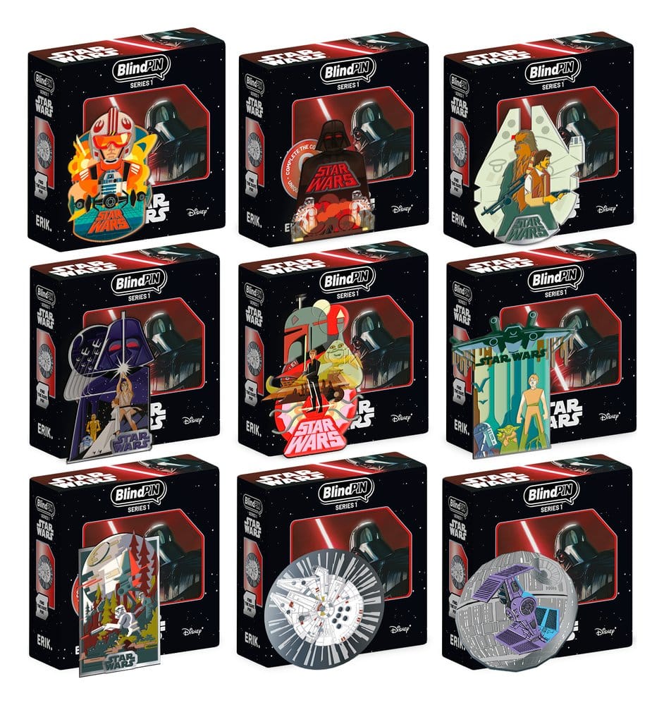 Star Wars Ansteck-Pins Serie 1 Display (24) - Versand: 7 Tage nach Bestellung