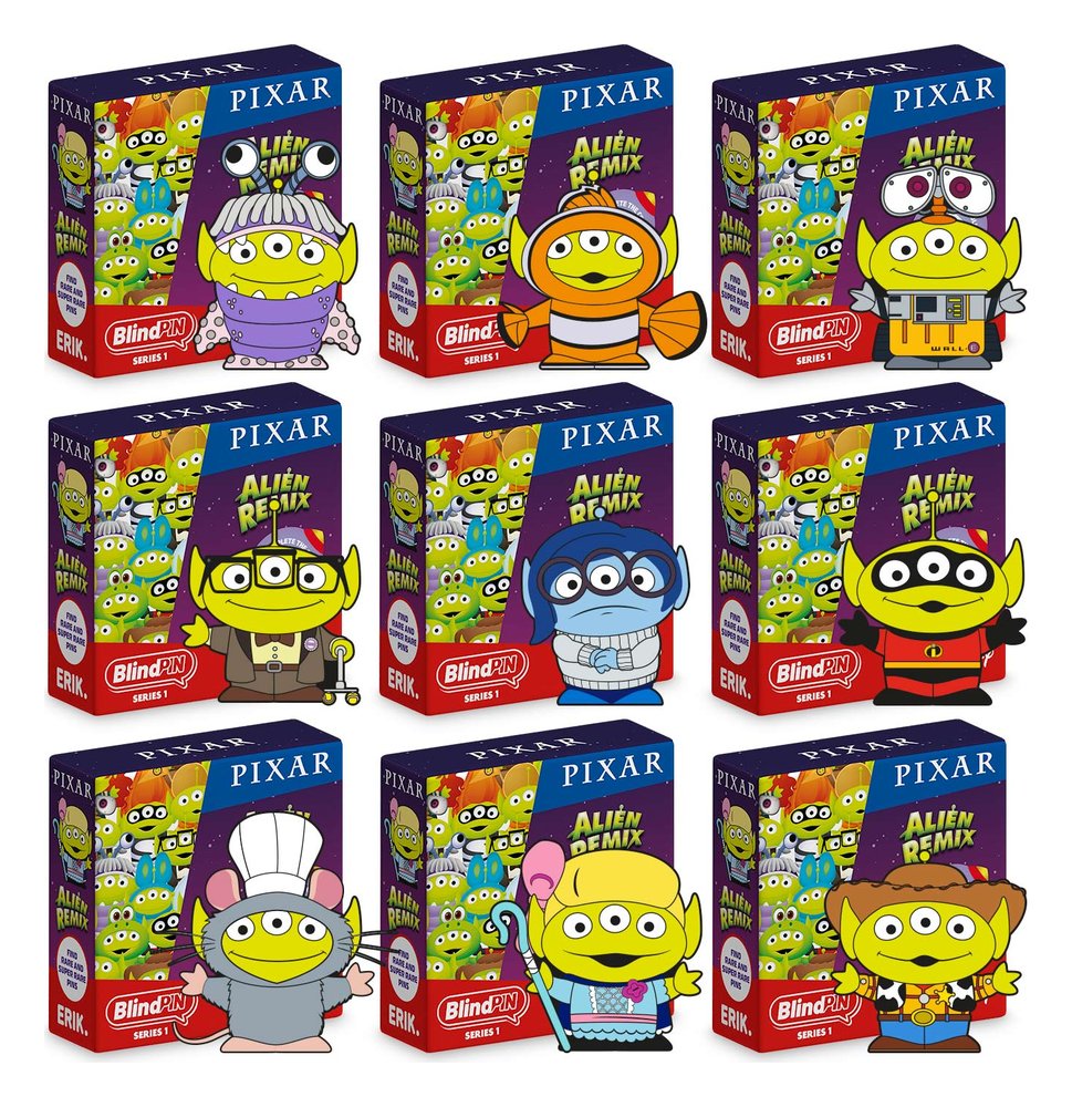 Disney Pixar Toy Story Alien Remix Ansteck-Pins Serie 1 Display (24) - Versand: 7 Tage nach Bestellung