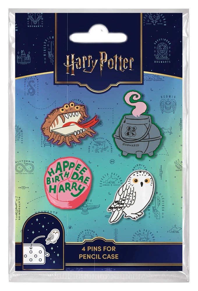 Harry Potter Ansteck-Pins 4er Set - Preorder - ETA: 23.07.2027