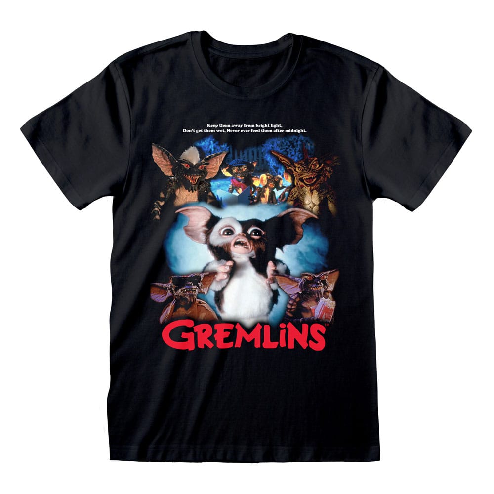 Gremlins T-Shirt Retro Poster Style  Größe L - Preorder - ETA: 28.11.2026