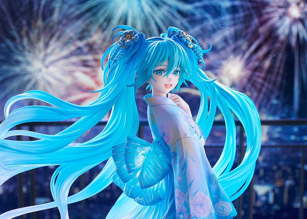 Character Vocal Series 01: Hatsune Miku PVC Figur 1/7 Music & Fire Works Ver. 23 cm - Preorder - ETA: 25.08.2027