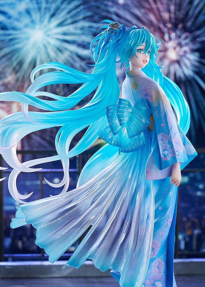 Character Vocal Series 01: Hatsune Miku PVC Figur 1/7 Music & Fire Works Ver. 23 cm - Preorder - ETA: 25.08.2027