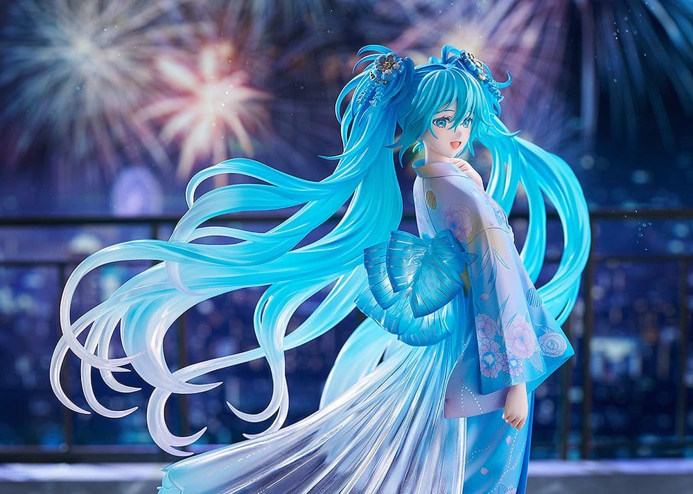 Character Vocal Series 01: Hatsune Miku PVC Figur 1/7 Music & Fire Works Ver. 23 cm - Preorder - ETA: 25.08.2027