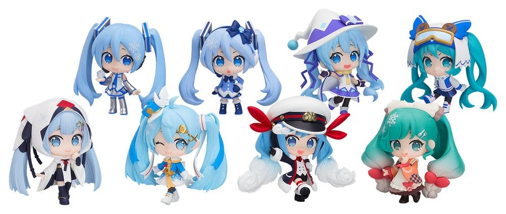 Character Vocal Series 01: Hatsune Miku Minifiguren Snow Miku All Stars Collection Vol. 1 8 cm Blind Box Sortiment (8) - Preorder - ETA: 23.04.2027