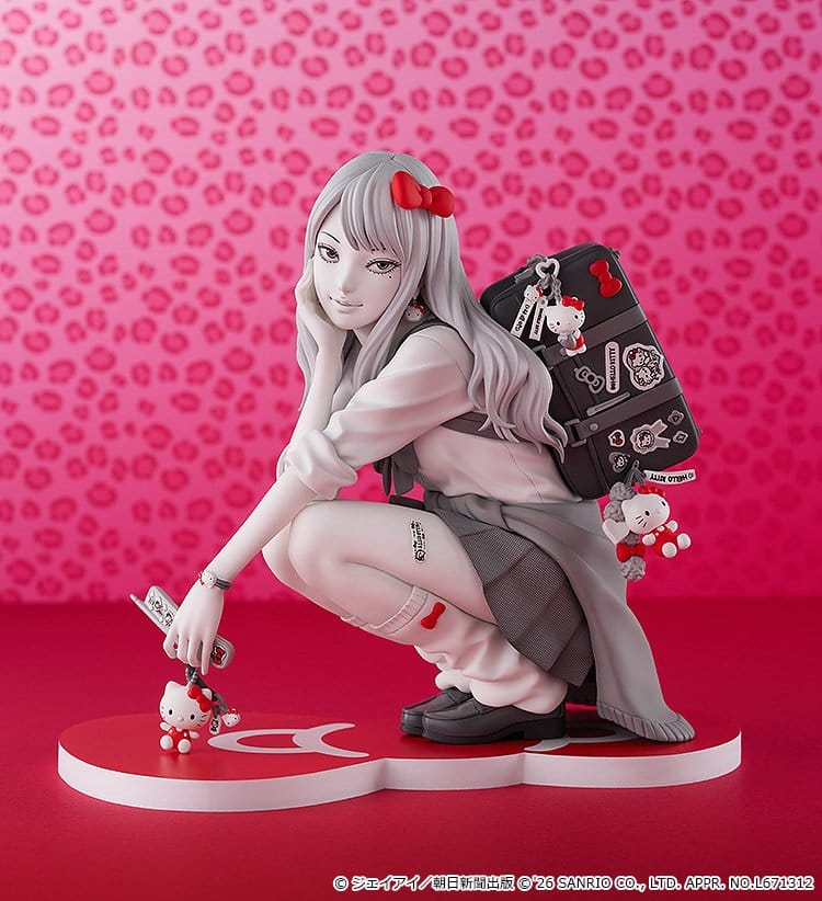 Junji Ito PVC Figur Gyaru Tomie x Hello Kitty 14 cm - Preorder - ETA: 23.07.2027