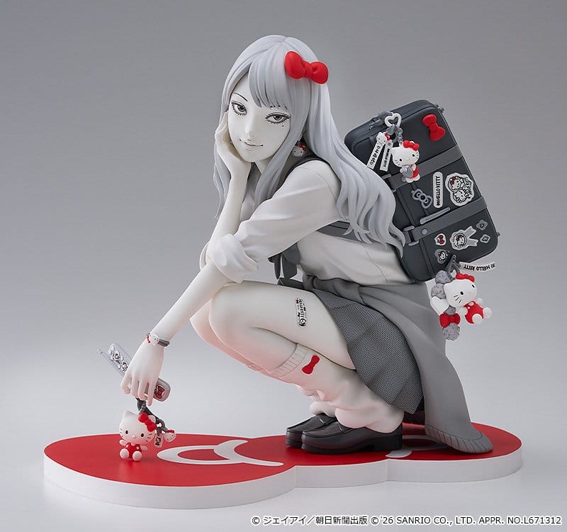 Junji Ito PVC Figur Gyaru Tomie x Hello Kitty 14 cm - Preorder - ETA: 23.07.2027