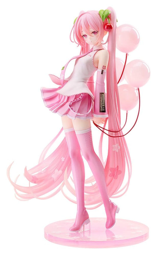 Character Vocal Series 01: Hatsune Miku G.S. Collection [SC] PVC Figur 1/7 Sakura Miku: GSC Illustration Contest Ver. 26 cm - Preorder - ETA: 25.02.2028