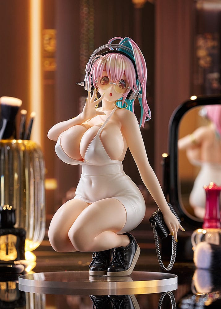 Super Sonico Pop Up Parade PVC Statue Super Sonico: 15th Mini Dress Ver. L Size 20 cm                - Preorder - ETA: 25.08.2026