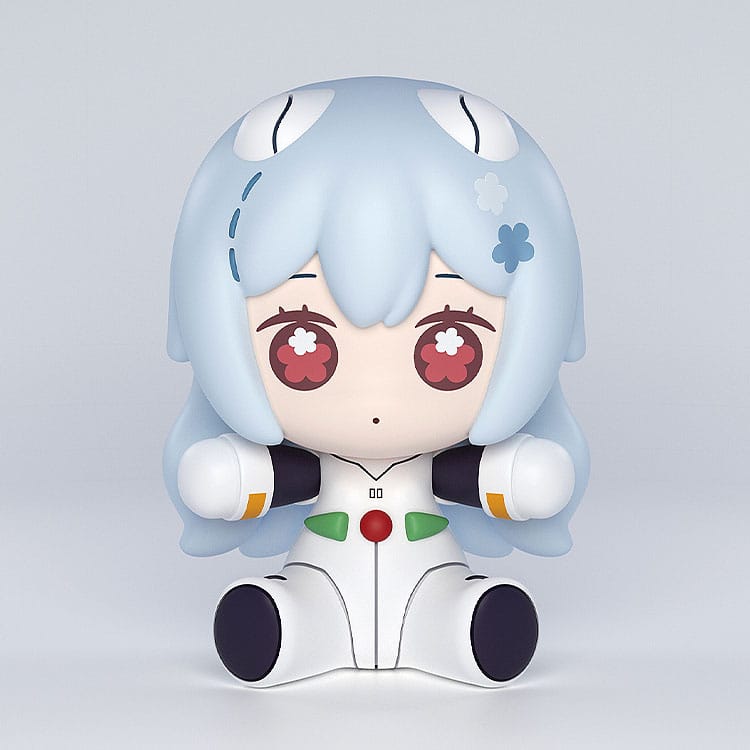 Neon Genesis Evangelion: Rebuild of Evangelion Huggy Good Smile Chibi Figur Rei Ayanami: Long Hair Ver. 7 cm - Versand: 5-7 Tage nach Bestellung