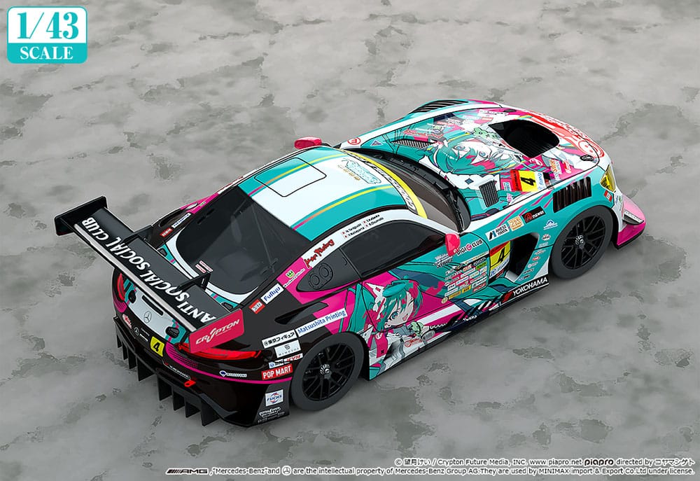 Hatsune Miku GT Project Fahrzeug 1/43 Hatsune Miku AMG 2025 Season Opening Ver. 11 cm    - Preorder - ETA: 25.01.2026