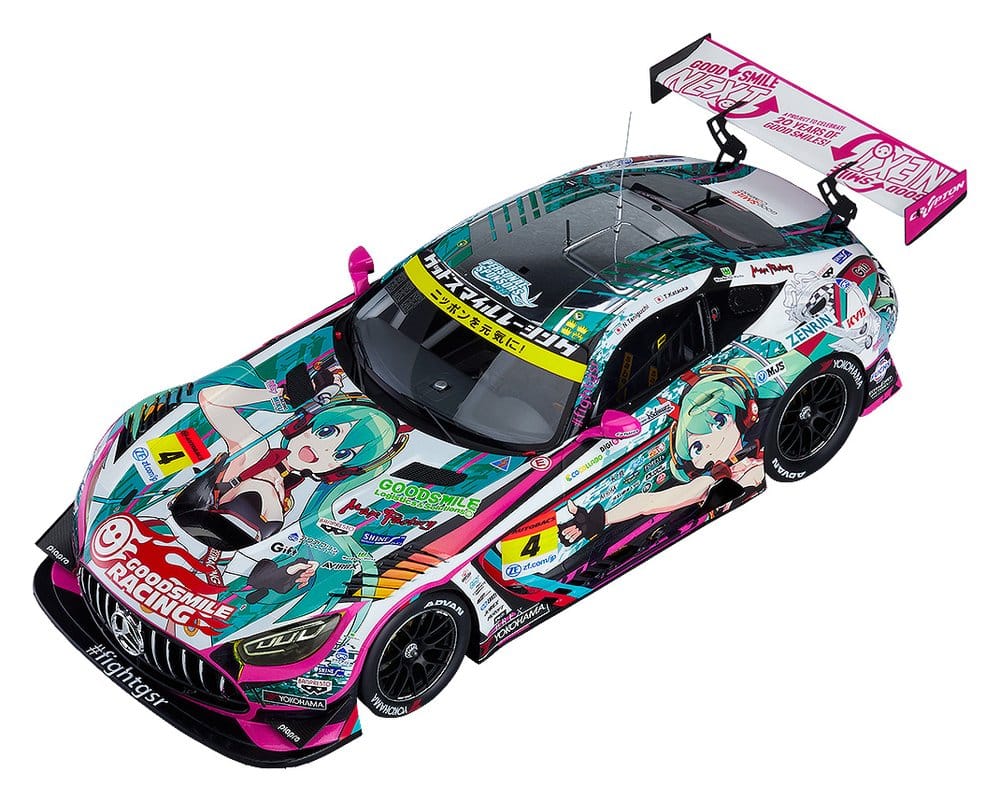 Hatsune Miku GT Project Fahrzeug 1/18 Good Smile Hatsune Miku AMG 2020 SUPER GT Okayama Test Ver. 26 cm - Preorder - ETA: 23.07.2027