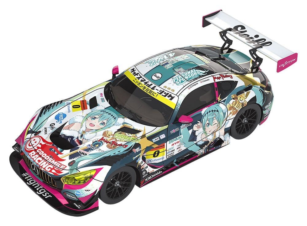 Hatsune Miku GT Project Fahrzeug 1/64 Good Smile Hatsune Miku AMG 2018 SUPER GT Ver. 7 cm - Preorder - ETA: 25.08.2027