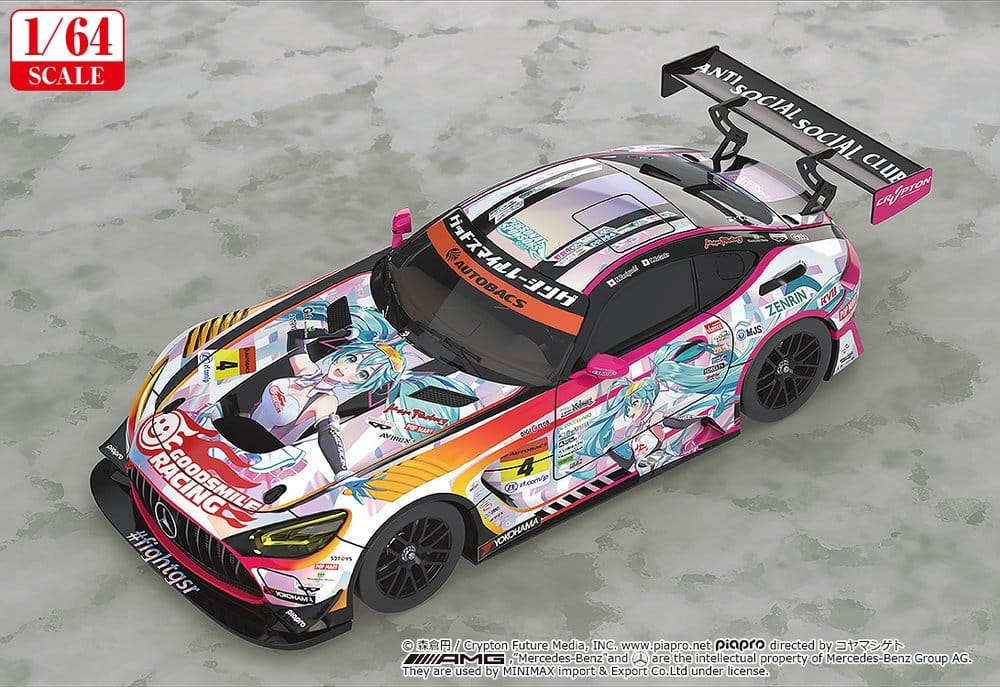 Hatsune Miku GT Project Fahrzeug 1/64 Hatsune Miku AMG 2021 SUPER GT Round 5 Ver. 7 cm - Preorder - ETA: 23.04.2027