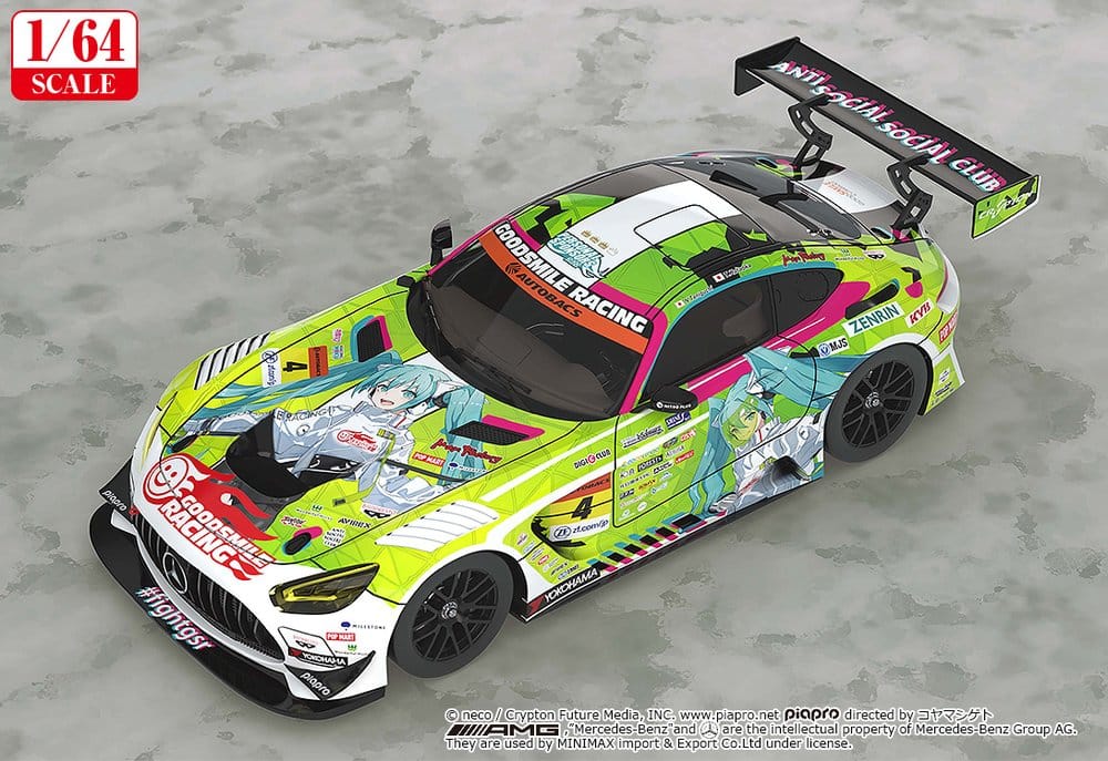 Hatsune Miku GT Project Fahrzeug 1/64 Hatsune Miku AMG 2022 Season Opening Ver. 7 cm - Preorder - ETA: 25.03.2027