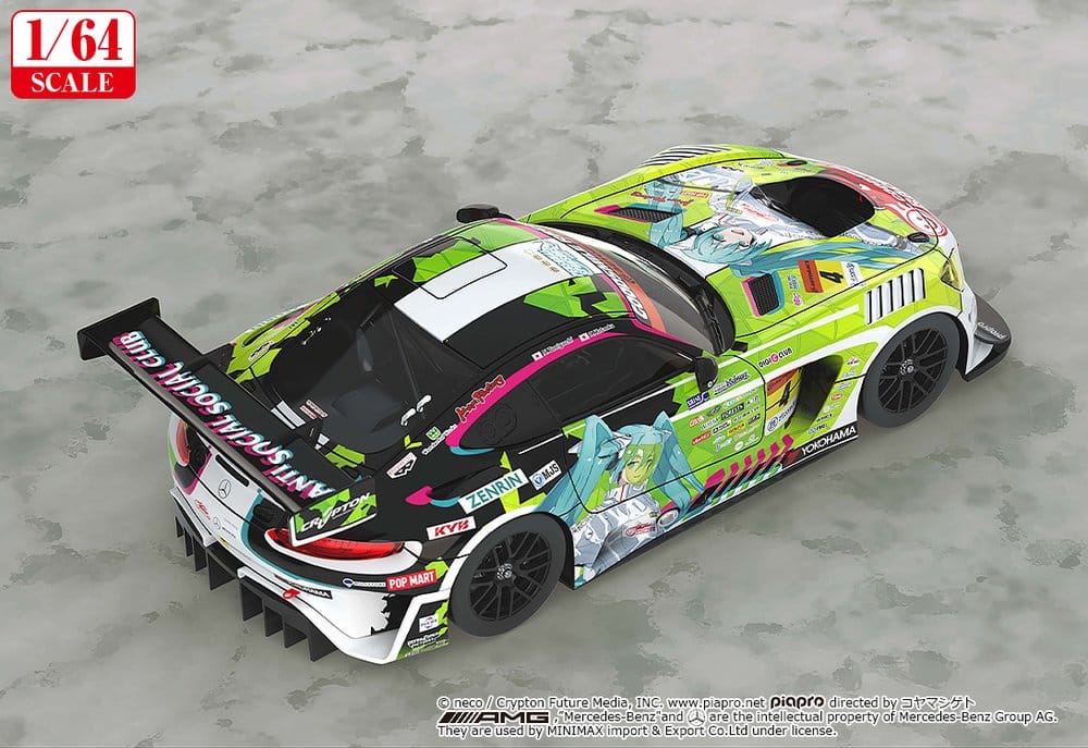 Hatsune Miku GT Project Fahrzeug 1/64 Hatsune Miku AMG 2022 Season Opening Ver. 7 cm - Preorder - ETA: 25.03.2027