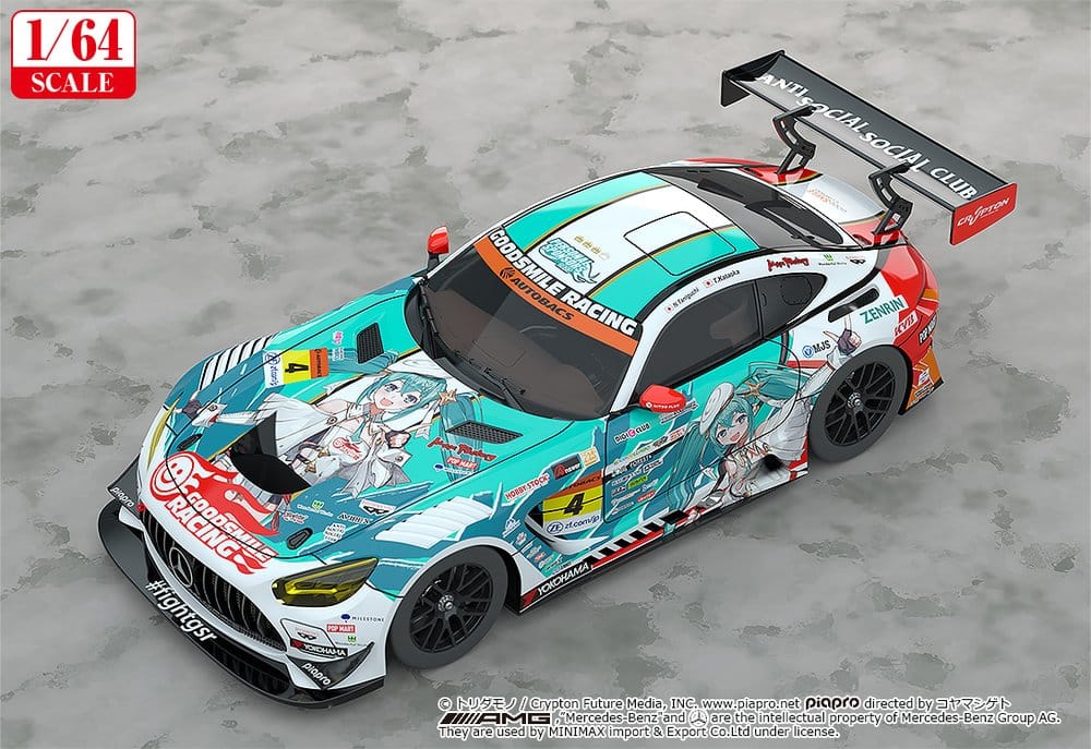 Hatsune Miku GT Project Fahrzeug 1/64 AMG 2023 Season Opening Ver. 7 cm - Preorder - ETA: 25.03.2027