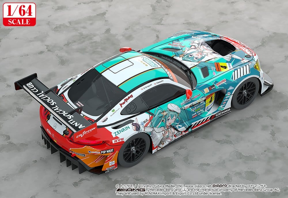 Hatsune Miku GT Project Fahrzeug 1/64 AMG 2023 Season Opening Ver. 7 cm - Preorder - ETA: 25.03.2027