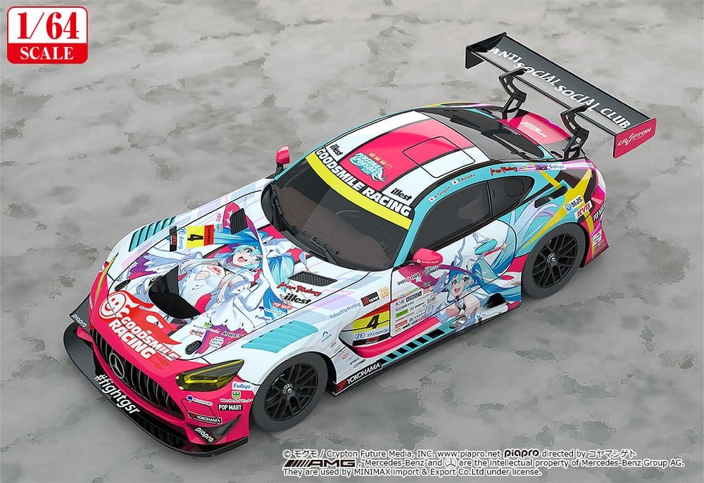 Hatsune Miku GT Project Fahrzeug 1/64 AMG 2024 Season Opening Ver. 7 cm - Preorder - ETA: 25.02.2027