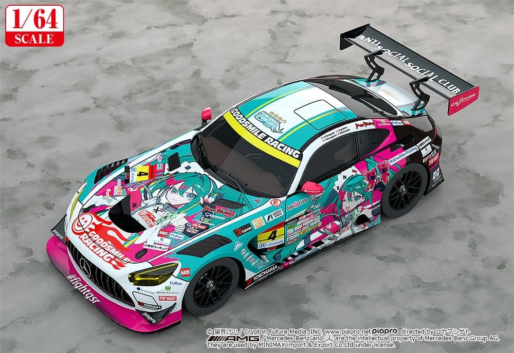 Hatsune Miku GT Project Fahrzeug 1/64 AMG 2025 Presentation Ver. 7 cm - Preorder - ETA: 25.02.2027