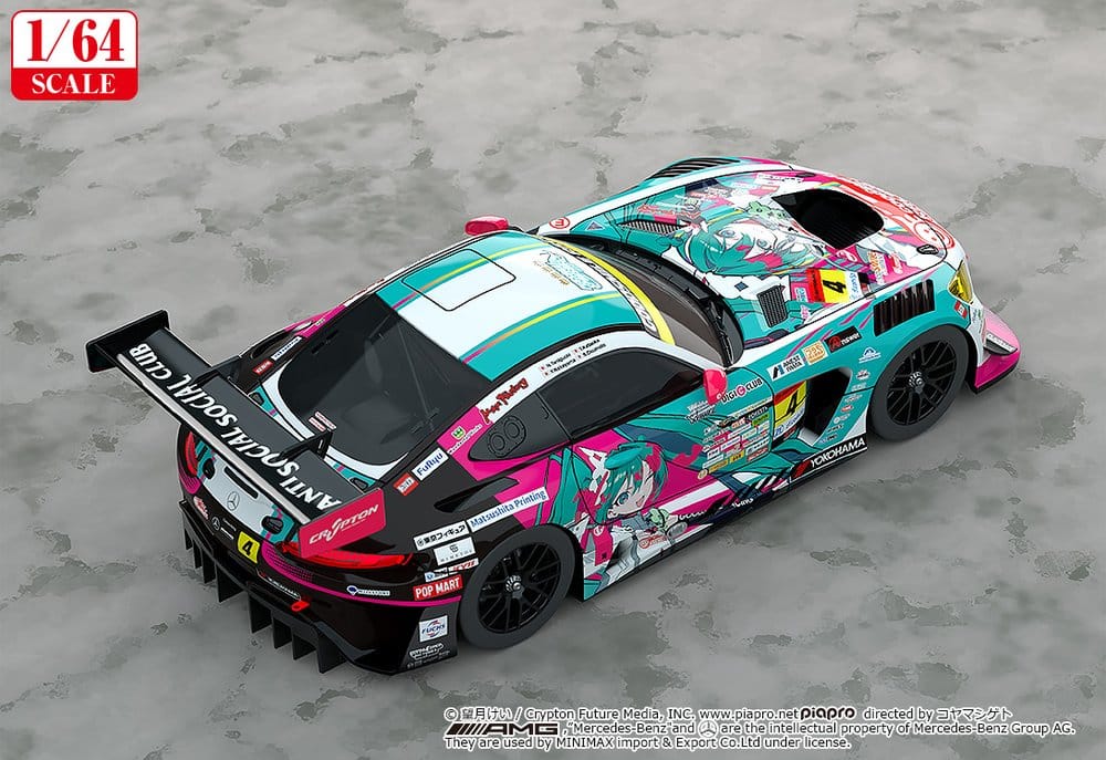 Hatsune Miku GT Project Fahrzeug 1/64 AMG 2025 Presentation Ver. 7 cm - Preorder - ETA: 25.02.2027