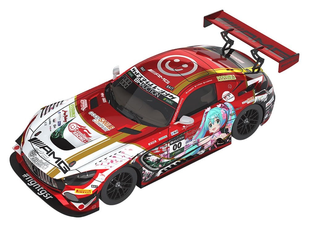 Hatsune Miku GT Project Fahrzeug 1/64 Mercedes-AMG Team Good Smile 2019 Suzuka 10 Hours Ver. 7 cm - Preorder - ETA: 25.08.2027