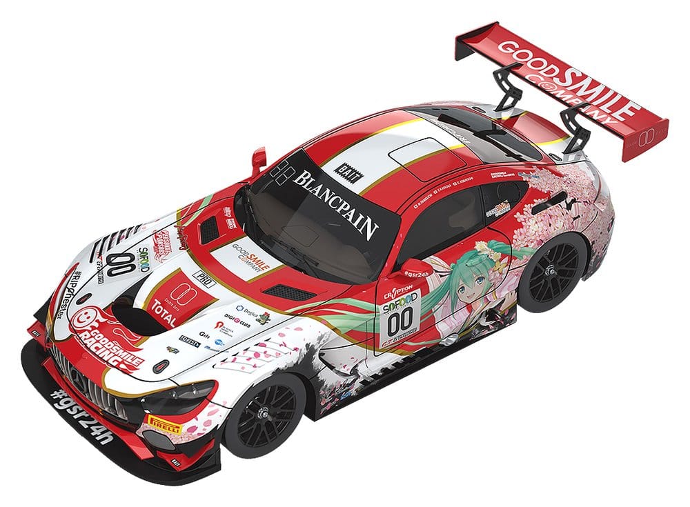Hatsune Miku GT Project Fahrzeug 1/64 AMG 2017 SPA24H Ver. 7 cm - Preorder - ETA: 25.08.2027