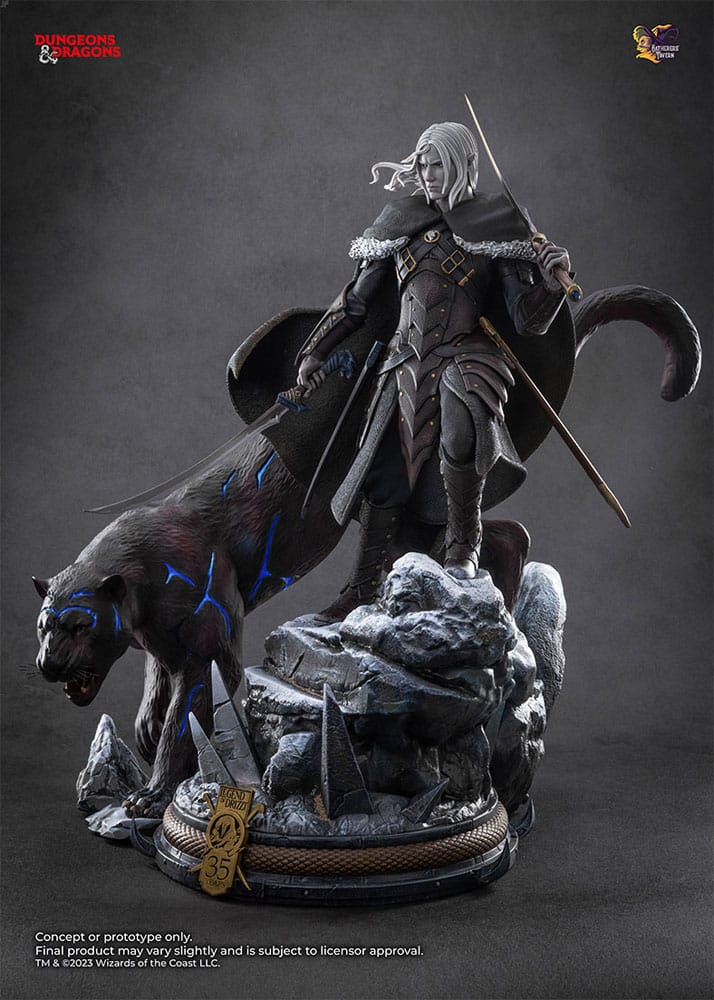 Dungeons & Dragons Statue 1/4 Drizzt Do'Urden (35th Anniversary Edition) Previews Exclusive 40 cm - Versand: 5-7 Tage nach Bestellung