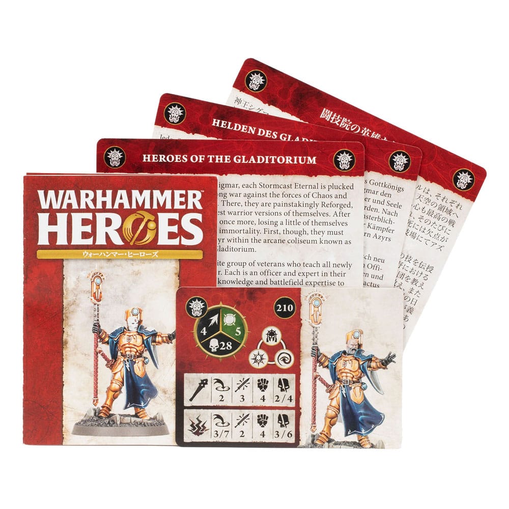 Warhammer Age of Sigmar Miniaturen Warhammer Heroes: Stormcast Eternals Display (8) - Versand: 5-7 Tage nach Bestellung