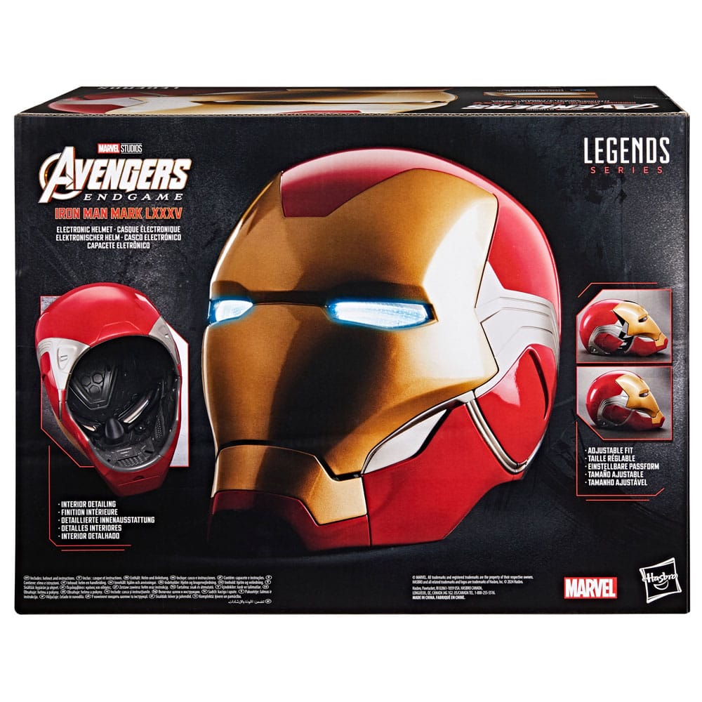 Avengers: Endgame Marvel Legends Elektronischer Helm Iron Man Mark LXXXV - Versand: 5-7 Tage nach Bestellung
