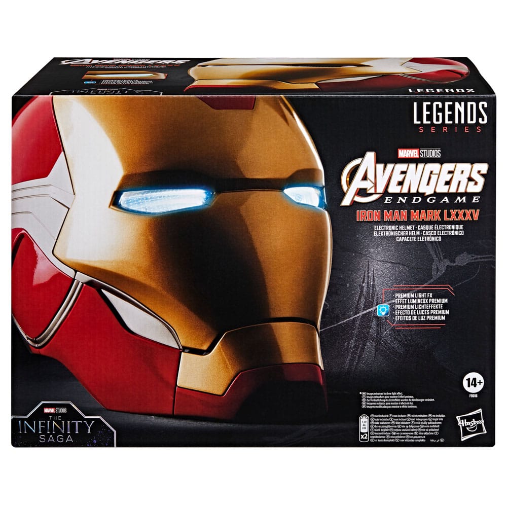Avengers: Endgame Marvel Legends Elektronischer Helm Iron Man Mark LXXXV - Versand: 5-7 Tage nach Bestellung