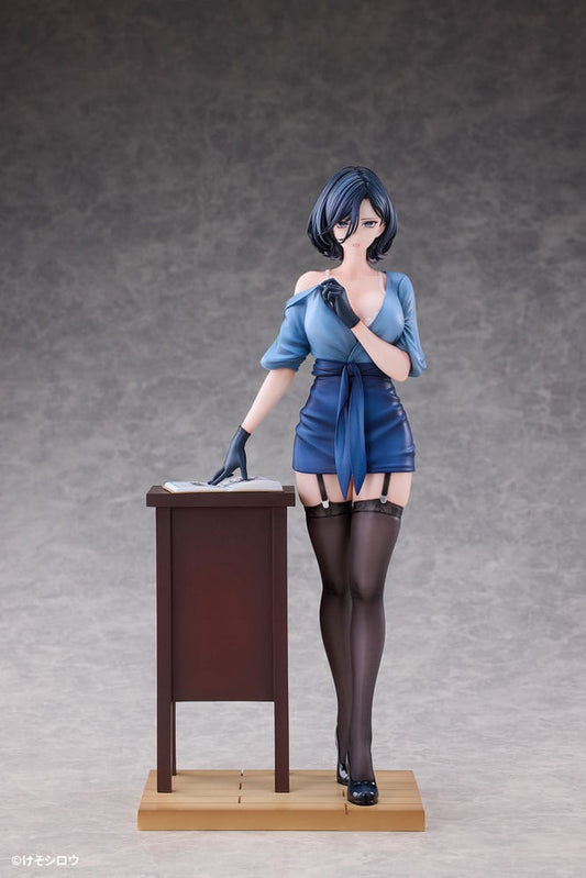 Original Character PVC Statue 1/6 Toutotsu ni Nugidasu Tennen Bijutsu Kyoushi Rumi Illustration by Keso Shirou 28 cm - Preorder - ETA: 20.12.2025