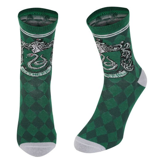 Harry Potter Socken Slytherin L-XL  - Versand: 7 Tage nach Bestellung