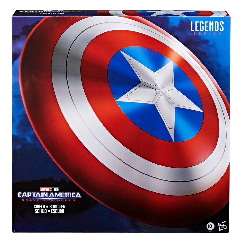 Captain America: Brave New World Marvel Legends Premium Rollenspiel-Schild 60 cm - Versand: 5-7 Tage nach Bestellung