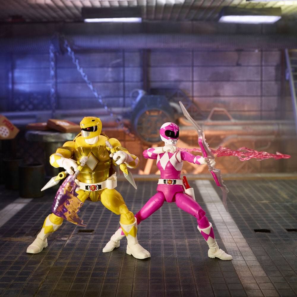 Power Rangers x TMNT Lightning Collection Actionfiguren 2022 Morphed April O´Neil & Michelangelo - Preorder - ETA: 09.01.2026