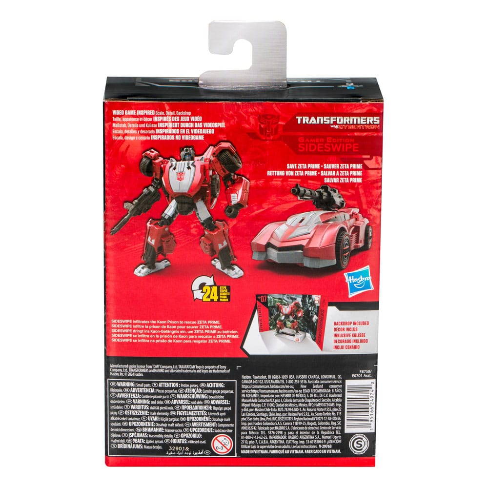 Transformers: War for Cybertron Studio Series Deluxe Class Actionfigur Gamer Edition Sideswipe 11 cm - Preorder - ETA: 28.07.2026