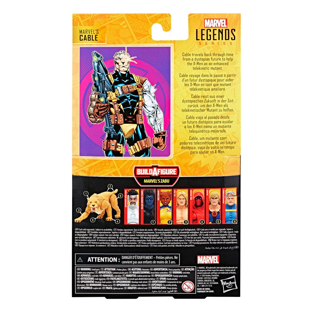 Marvel Legends Actionfigur Marvel's Cable (BAF: Marvel's Zabu) 15 cm - Preorder - ETA: 25.03.2026
