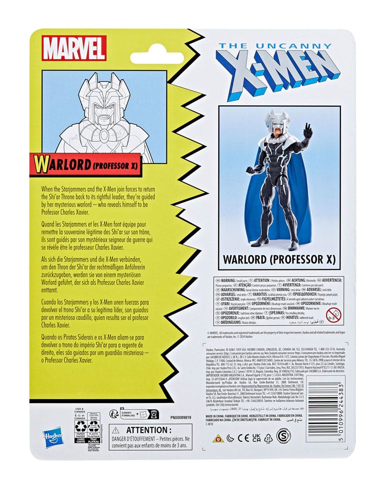 The Uncanny X-Men Marvel Legends Actionfigur Warlord (Professor X) 15 cm - Versand: 5-7 Tage nach Bestellung