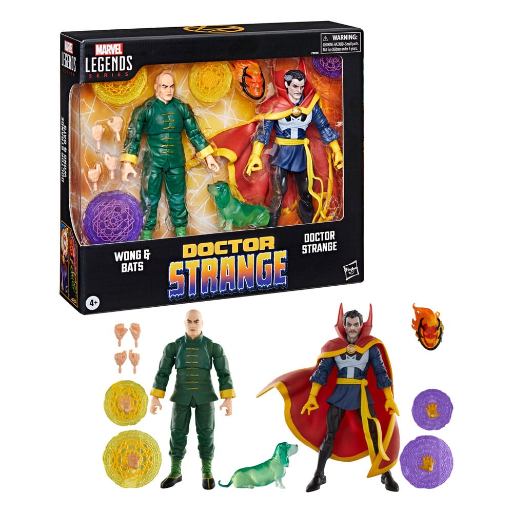 Doctor Strange Marvel Legends Actionfiguren 3er-Pack Doctor Strange, Wong & Bats 15 cm - Versand: 5-7 Tage nach Bestellung