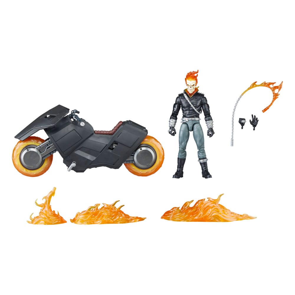 Marvel 85th Anniversary Marvel Legends Actionfigur mit Fahrzeug Ghost Rider 15 cm - Versand: 5-7 Tage nach Bestellung