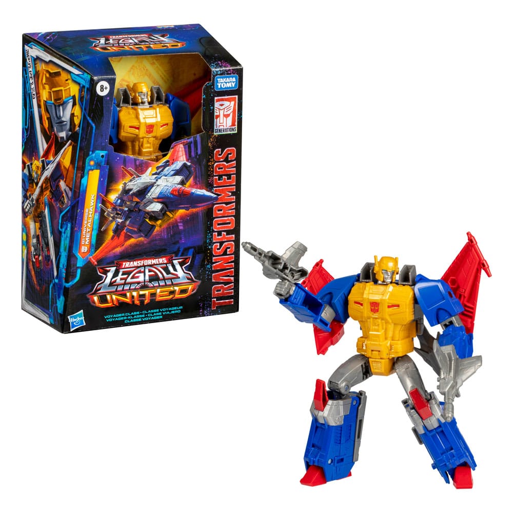 Transformers Generations Legacy United Voyager Class Actionfigur G1 Universe Metalhawk 18 cm - Versand: 5-7 Tage nach Bestellung