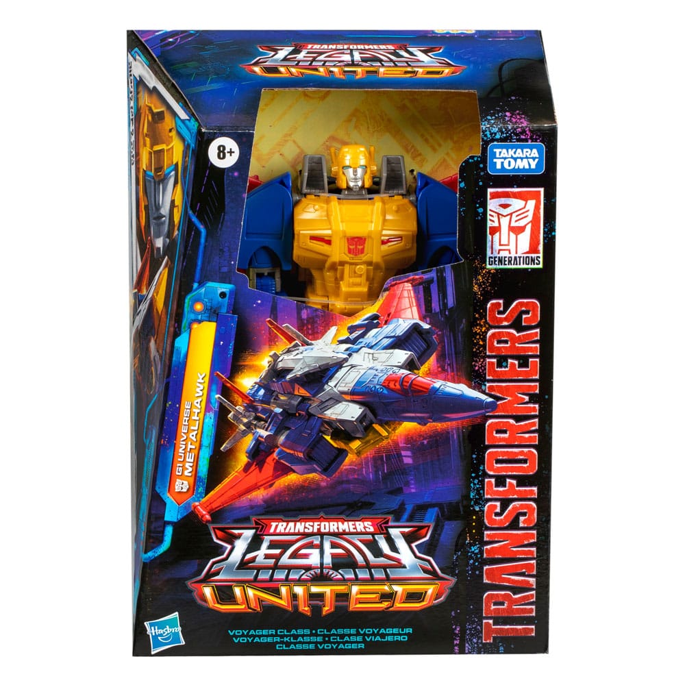 Transformers Generations Legacy United Voyager Class Actionfigur G1 Universe Metalhawk 18 cm - Versand: 5-7 Tage nach Bestellung