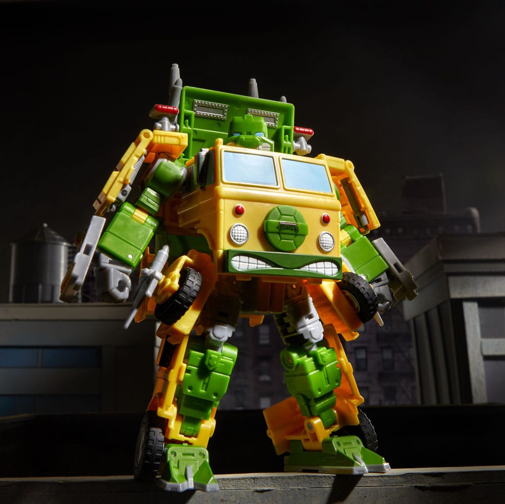 Transformers x Teenage Mutant Ninja Turtles Actionfigur Party Wallop 18 cm - Preorder - ETA: 09.01.2026