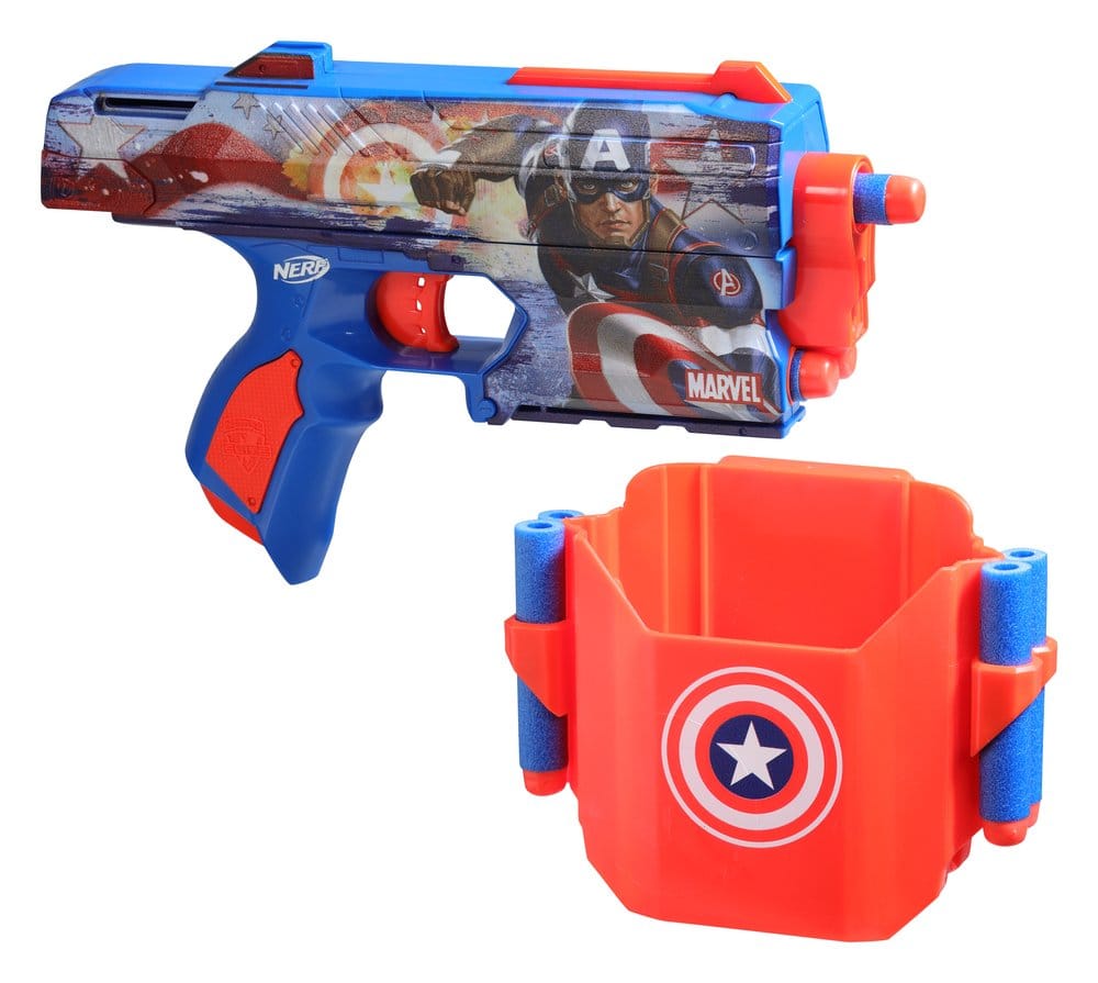 Marvel NERF Dart-Blaster Captain America - Preorder - ETA: 10.11.2026