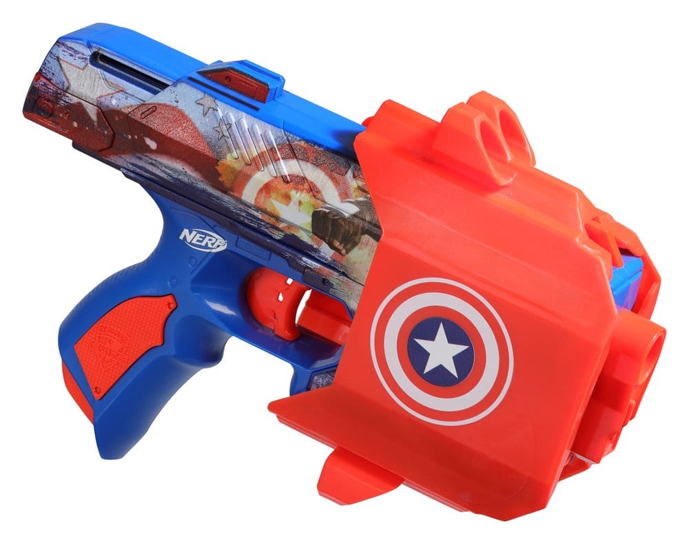 Marvel NERF Dart-Blaster Captain America - Preorder - ETA: 10.11.2026