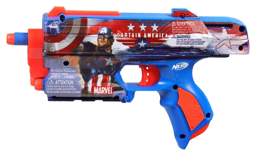 Marvel NERF Dart-Blaster Captain America - Preorder - ETA: 10.11.2026