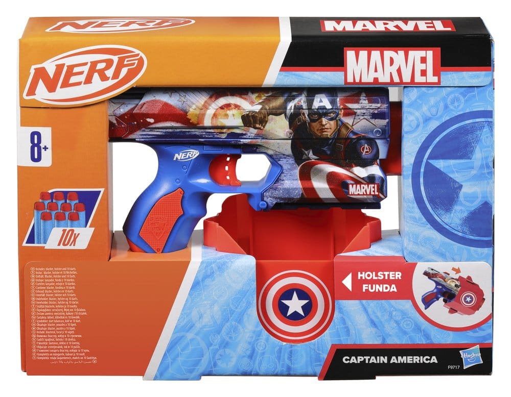 Marvel NERF Dart-Blaster Captain America - Preorder - ETA: 10.11.2026