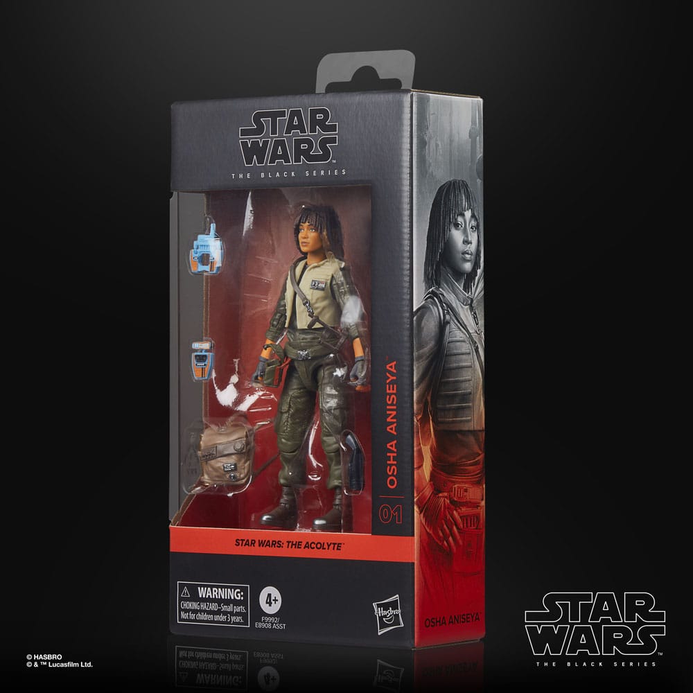 Star Wars: The Acolyte Black Series Actionfigur Osha Aniseya 15 cm - Versand: 5-7 Tage nach Bestellung