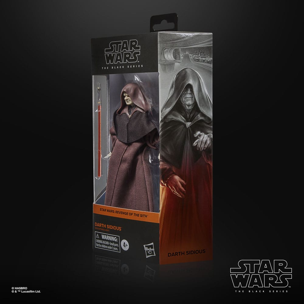 Star Wars Episode III Black Series Actionfigur Darth Sidious 15 cm - Preorder - ETA: 29.11.2025