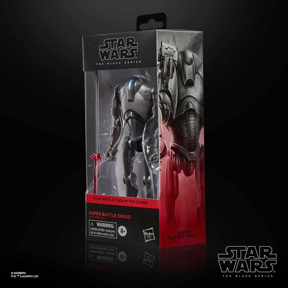 Star Wars Episode II Black Series Actionfigur Super Battle Droid 15 cm - Versand: 5-7 Tage nach Bestellung